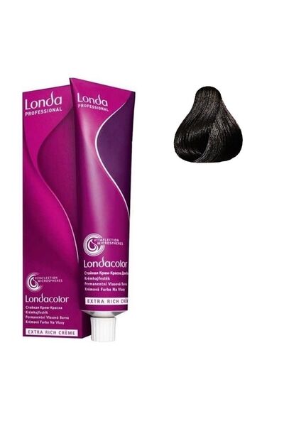 Londa Vopsea de păr permanentă, Professional, Londacolor, 4/0 Brunet Mediu, 6...