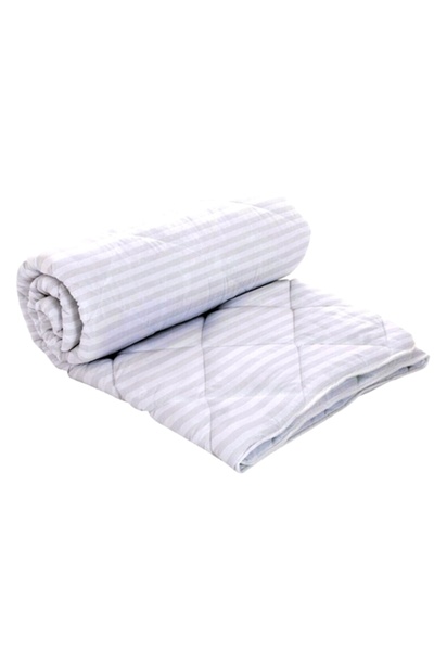 PATONE Winter quilt, 180x210cm, 100% natural wool, polycotton damask, quilted, white