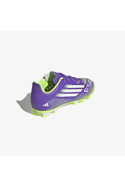 adidas F50 Club Firm-Multi Ground Kids Purple Turf Soccer Shoes