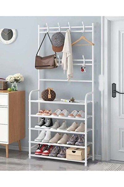 Generic BLOOMING TIME Multifunctional Shoe Rack Simple Entrance Shoe Organize...