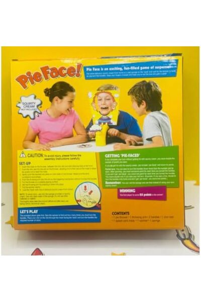 Generic Pie Face Game Fun Family Entertainment for Kids 5+ | Hilarious Party Toy, Cake in the Face Showdown,