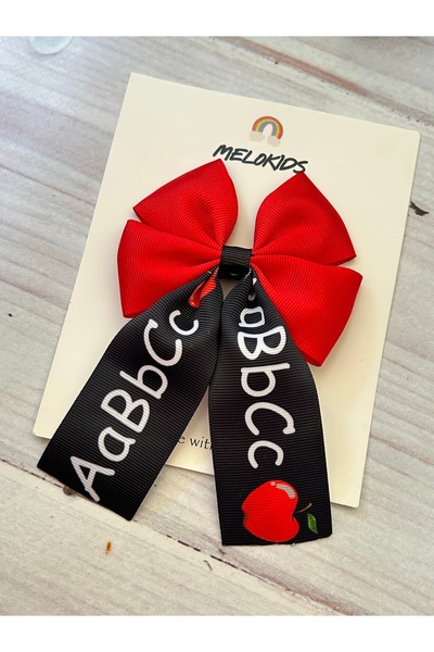 THE İLKİN TOKA Abc Patterned Ribbon School Buckle