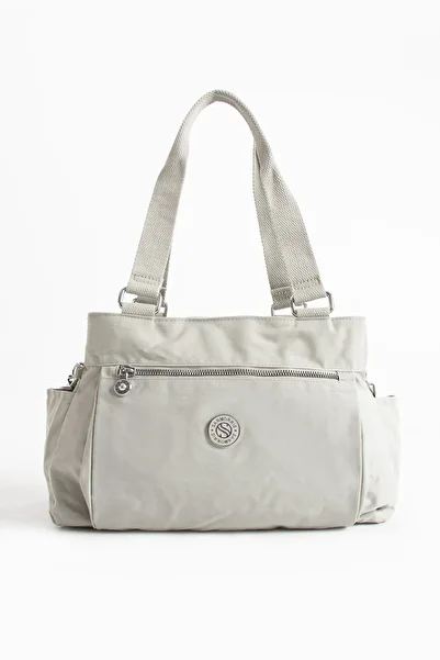 H&D COLLECTİON Women's 5-Compartment Waterproof Satin Fabric Adjustable Cross Strap Hand and Shoulder Bag 7001