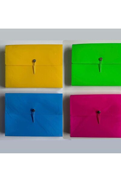 ŞİMŞEK KIRTASİYE 13 BÖLMELİ KÖRÜKLÜ DOSYA KARIŞIK RENK 1 ADET