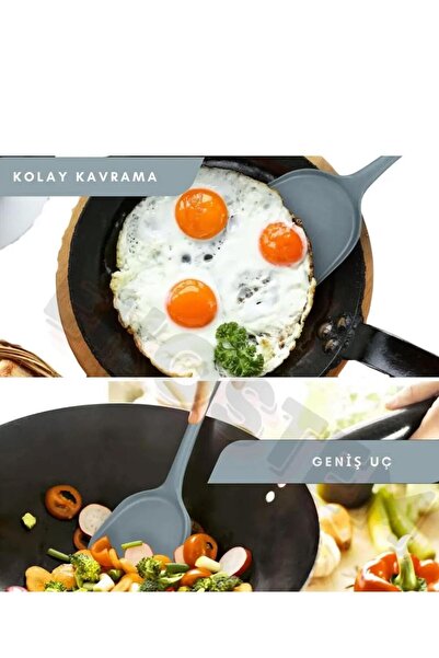 Single (1 Pc) Hard Tip Extra Wide Mouth Silicone Spatula