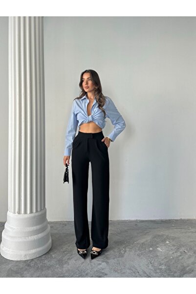 BARLEY Women's Lycra Velcro Closure Palazzo