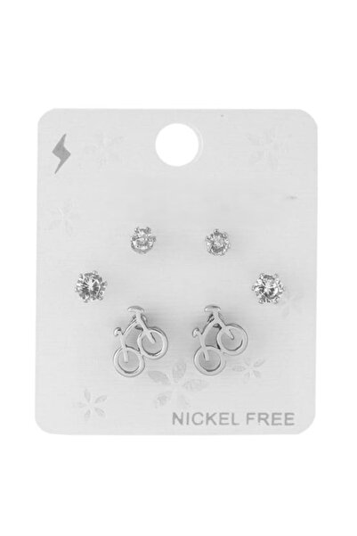 YUNİCCİ & CO أقراط من الفولاذ على شكل بوجيتير