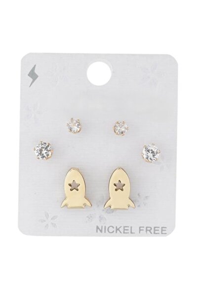 YUNİCCİ & CO أقراط من الفولاذ على شكل بوجيتير