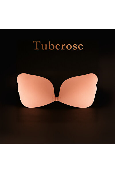 Tuberose Low-Cut/Evening Dress Enhancing and Lifting Bra with High Adhesive F...