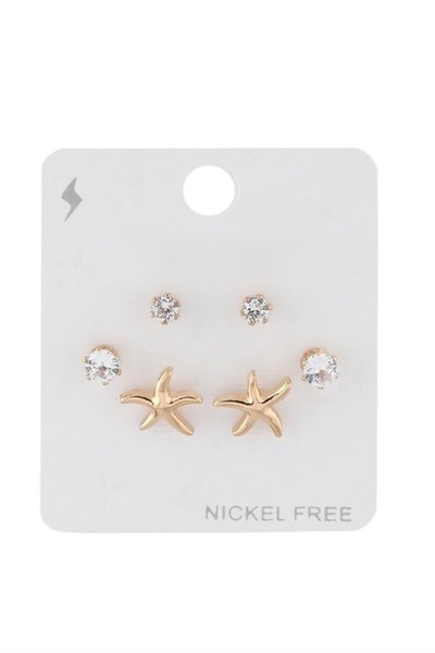 YUNİCCİ & CO أقراط من الفولاذ على شكل بوجيتير