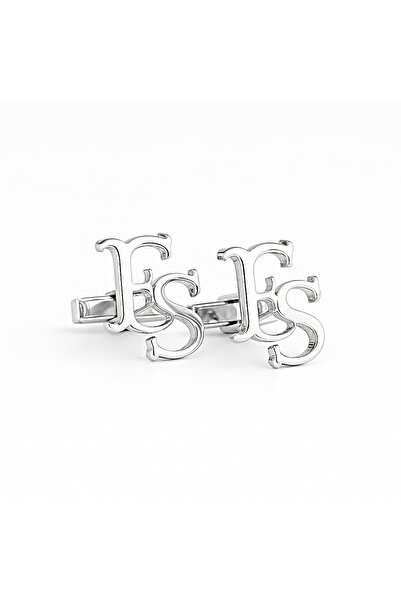 CHARMORA JEWELRY STUDİO 925 Ayar Gümüş Kişiye Özel Baş Harf Kol Düğmesi – El ...