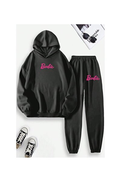 QWIM Set de trening roz cu imprimeu