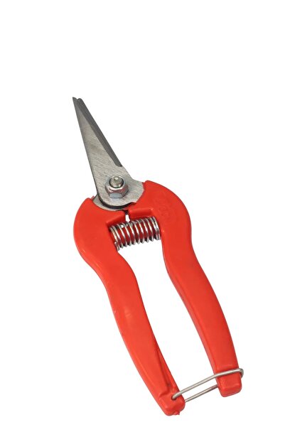 Sivri Uçlu Budama Makası – Kırmızı – Kaliteli ve Ergonomik