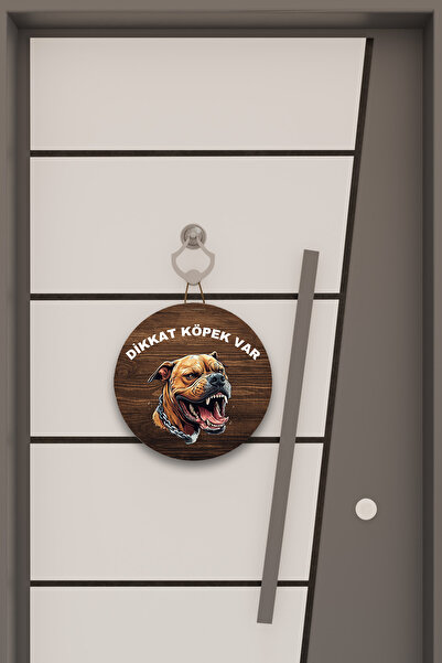 Dormot Digital Print Wooden, Standard, Thick Dog-Themed Door Ornament, Wall Ornament