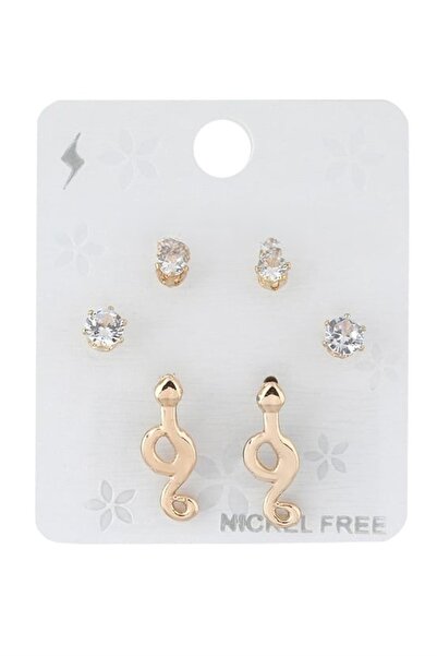 YUNİCCİ & CO أقراط من الفولاذ على شكل بوجيتير