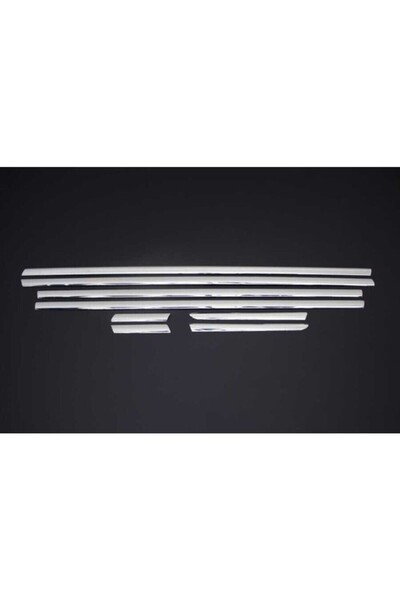 Universal FİAT LİNEA UYUMLU CAM ÇITASI 8 PARÇA 2012 ÜZERİ PASLANMAZ KROM