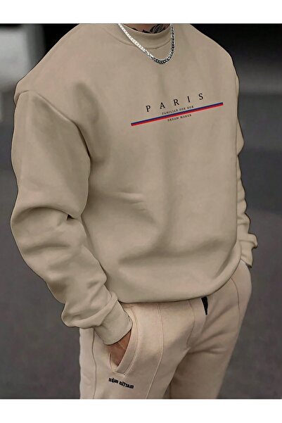 EYAX MODA Hanorac imprimat în mărime mare