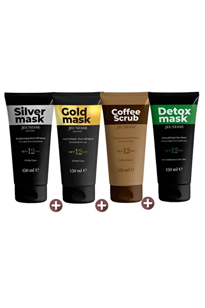 Jeunesse Peel-Off Face Mask Types 150 ml X 4