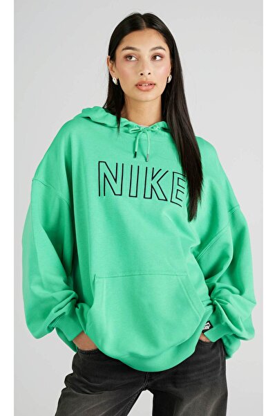 Nike Sportswear Oversized Pullover Hoodie Women 's (aşırı bol)
