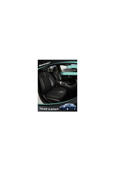 Mihway غطاء مقعد سوزوكي ليانا من سلسلة BETELGEUSE باللون الأسود، مجموعة كاملة