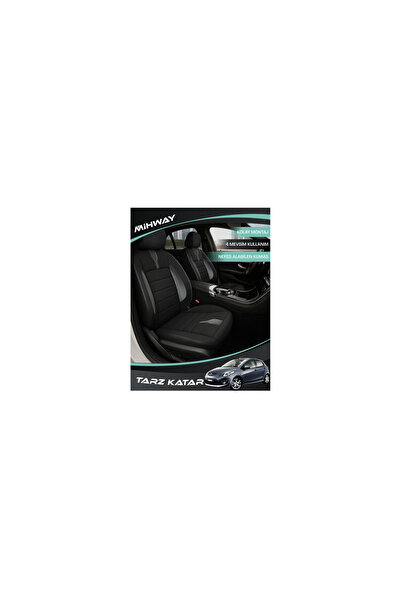 Mihway غطاء مقعد سيارة مازدا 2 من سلسلة BETELGEUSE باللون الأسود، طقم كامل