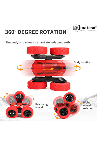 matcso by CSM 4U PRODUCTS® Remote Control Car for Kids, Radio Controlled, Red