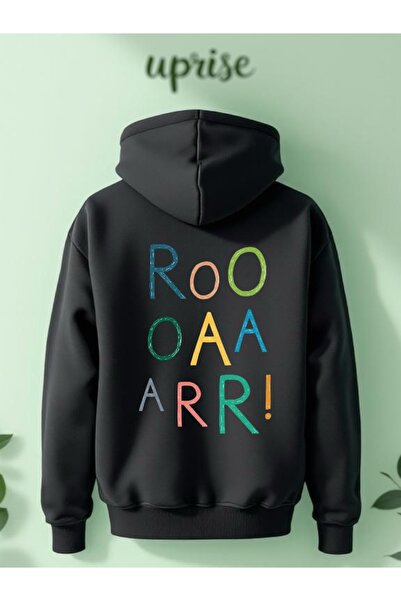 Vordevia Φούτερ Roar με τύπωμα Cotton 3 Thread O oversized