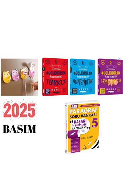 paraf yayınları ANKARA 5.SINIF GÜÇLENDİREN TÜRK-MAT-FEN +ARI 5.SINIF PARAGRAF...