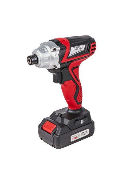 euromaster IMPACT SCREWDRIVER 1/4 HEX 140NM 20V 2Ah WITH RAIDER BATTERY