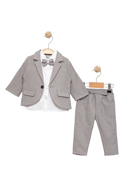 ZERVA QUEEN Bow Tie and Jacket Four-Piece Baby Boy Set