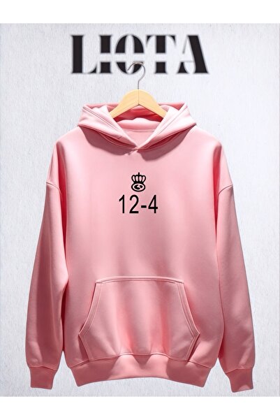 Vordevia سويت شيرت قطني مطبوع عليه "12-4 فريندز".