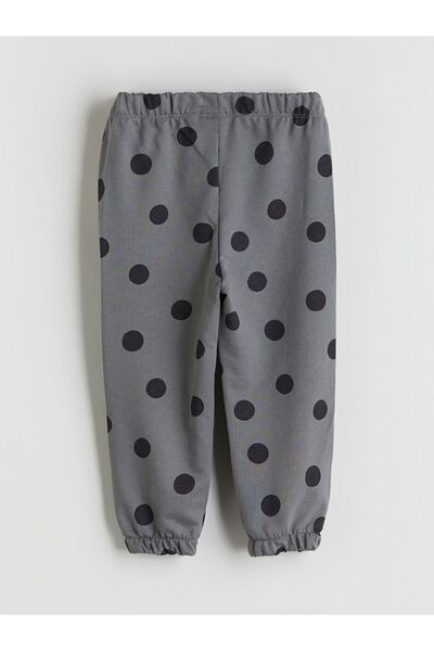 LC Waikiki Lcw Eco Girls' Elastic Waist Patterned Sweatpants