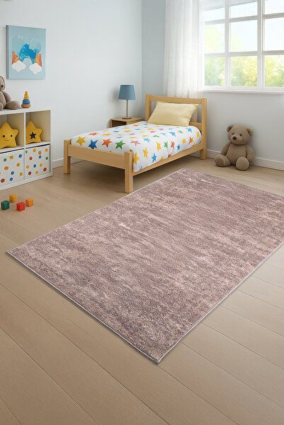 Bestekar Lunessa Kahve Kaymaz Tabanlı Makinede Yıkanabilir Yumuşak Yüzeyli Le...