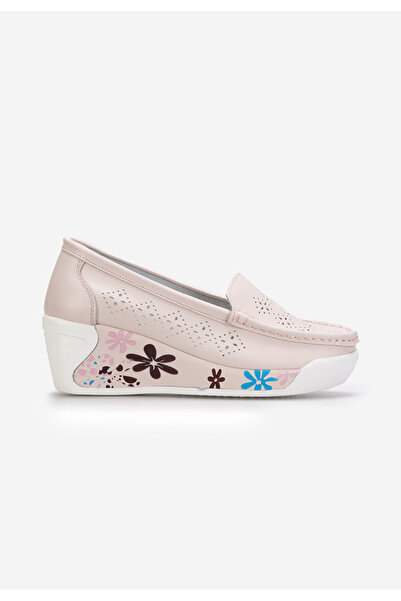 B T Shoes Růžové mokasíny dámské kožené Havana