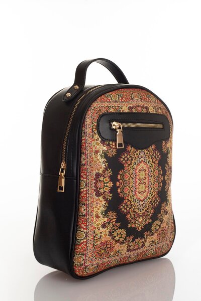 othobag Ethnic Woven Patterned Faux Leather Casual Women's Backpack