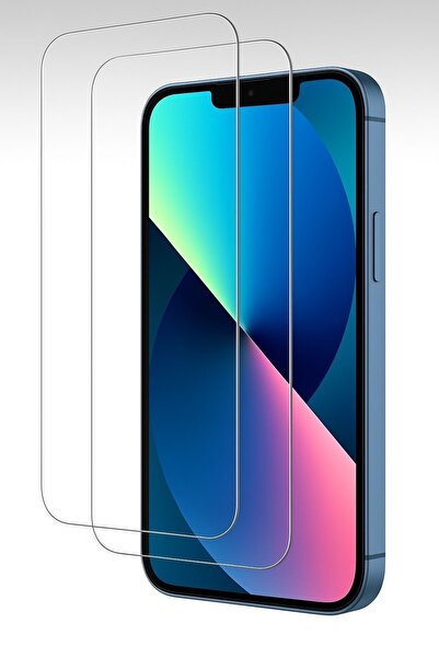 SOLİD CASE 2Lİ Paket Iphone 13 /13Pro / 14 9h Temperli Hd Cam Ekran Koruyucu ...