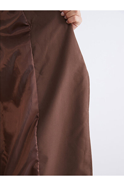 LC Waikiki Yeni Sezon Kruvaze Yaka Oversize Kadın Trençkot