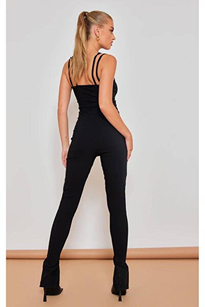 hipnoz butik Women's Rope Strap Jumpsuit