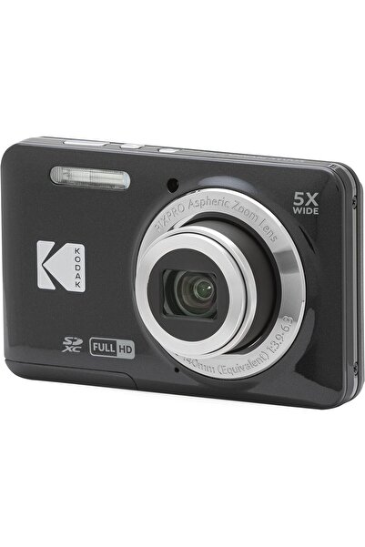 Kodak PIXPRO FZ55-BK 16MP Digital Camera, 5x Optical Zoom, 28mm Wide, 1080P, 2.7" LCD (Black)