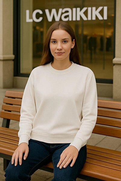 LC Waikiki Delux Basic Women's Sweatshirt Gray