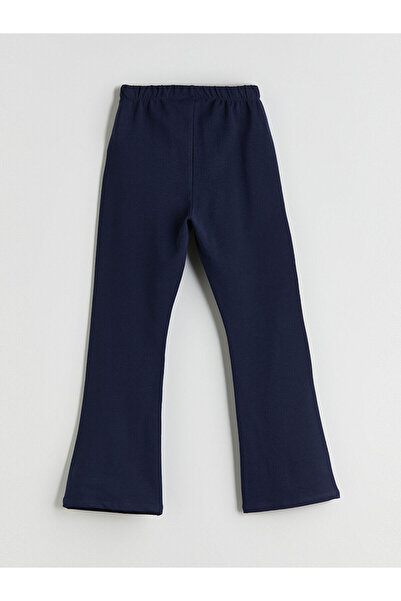 LC Waikiki Peak Yeni Sezon Beli Lastikli İspanyol Paça Kız Çocuk Tayt