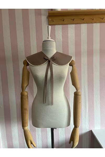 Eylülce Butik Berlin Yaka Pamuk Poplin Kumaş Yetişkin Vintage Pamuk Dantelli ...