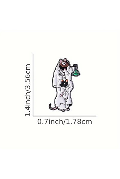 Lüminesans Lab Mouse Rozet-2