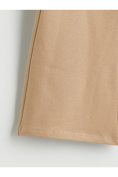 LC Waikiki Özmarka Yeni Sezon Beli Lastikli İspanyol Paça Kız Çocuk Tayt