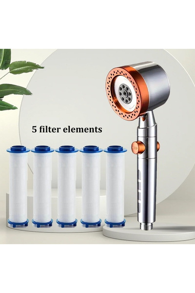 Choice14 رأس دش جديد عالي الضغط موفر للمياه، قطن البولي بروبيلين البرتقالي، م...