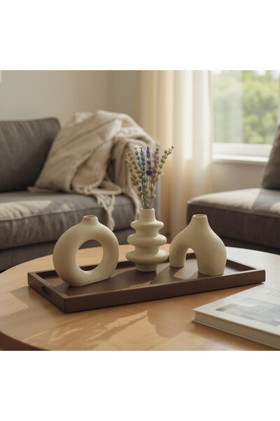 CONCRETE - SCANDINAVIAN SET - CREAM/CHOCOLATE