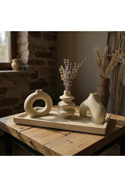 BASSDEKOR BETON - İSKANDİNAV SET - KREM
