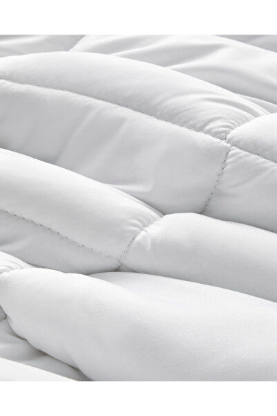 English Home Plain Microfiber Double Pillow Quilt Tk 195X215 cm White