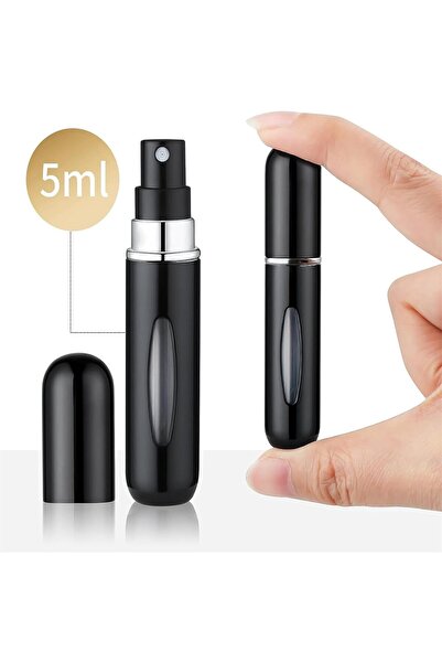 COOYA 4 قطع من زجاجات عطر السفر، بخاخ عطر 5 مل/0.2 أونصة، زجاجة سفر قابلة لإعادة التعبئة للنزهات السياحية