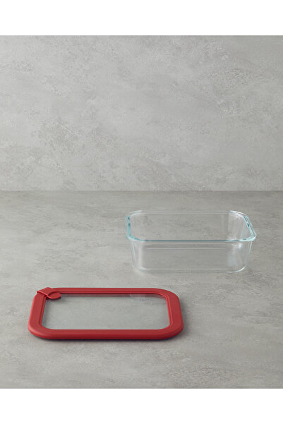Hecha Glass Storage Container 1520 ml Red